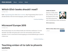 Tablet Screenshot of chrismcg.com